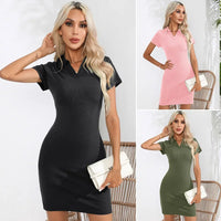 Robe d'Été Élégante à Col Classique™