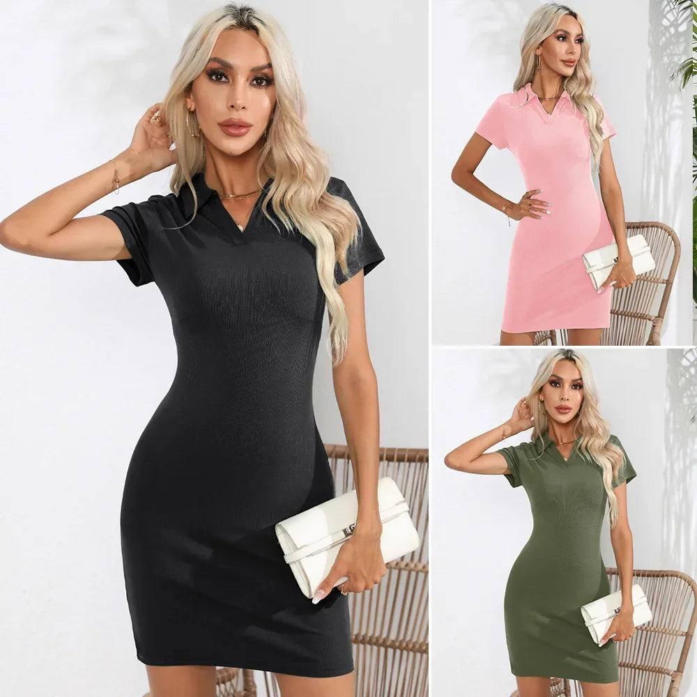 Robe d'Été Élégante à Col Classique™