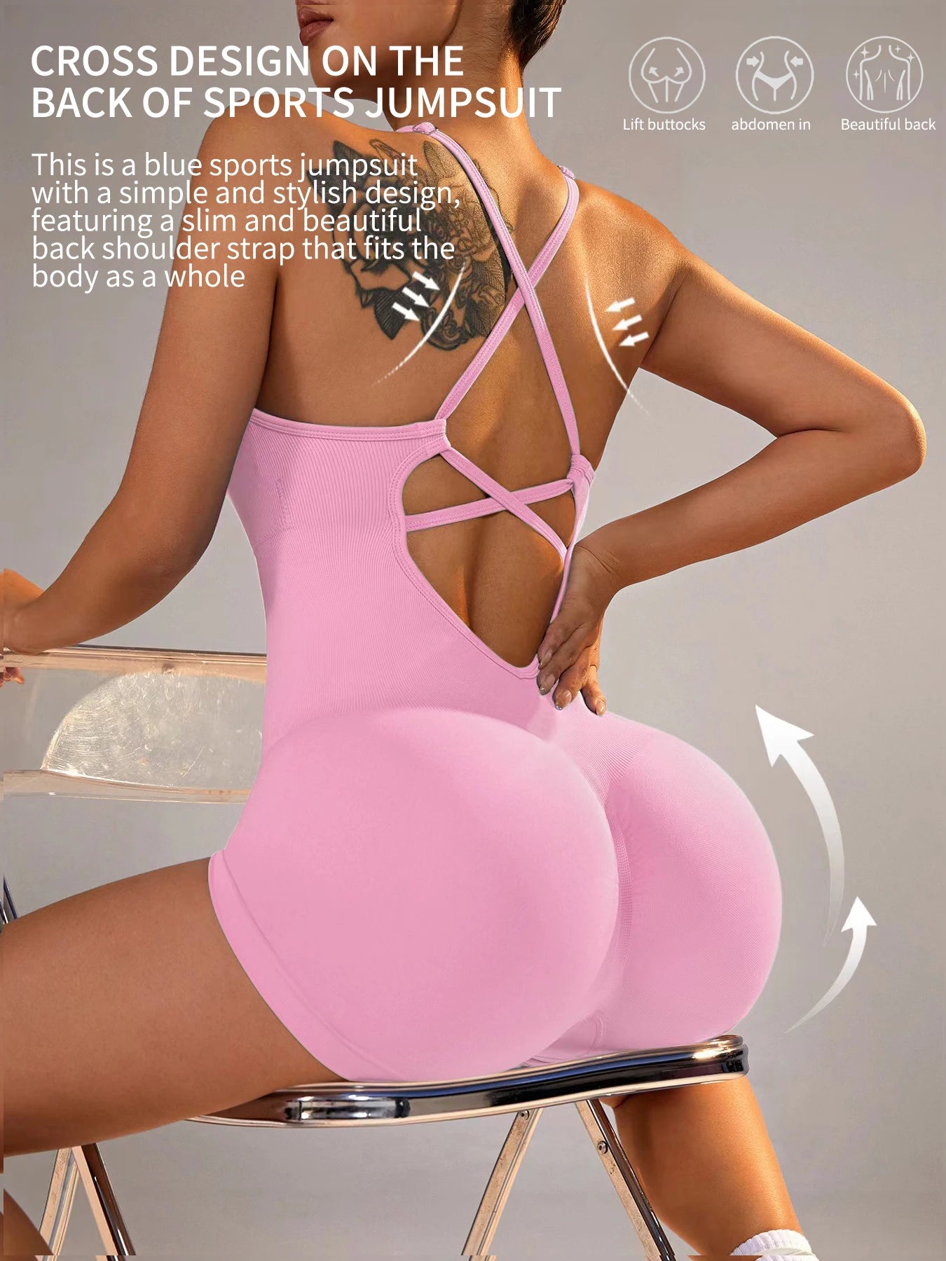 Combinaison Yoga Élégante Femme™
